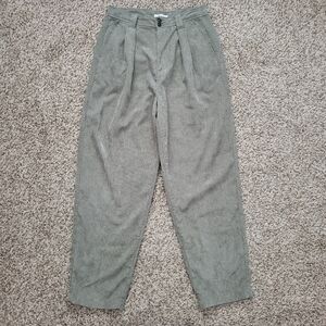 Madewell Corduroy High Rise Tapered Pants Trousers Distant Surplus Green Size 6
